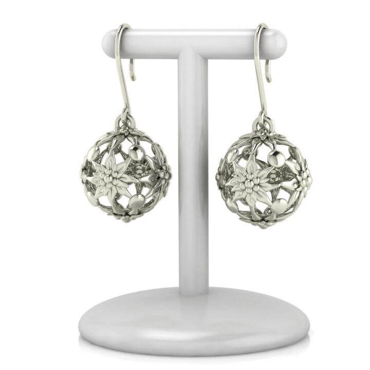 Boucles d’oreilles Edelweiss
